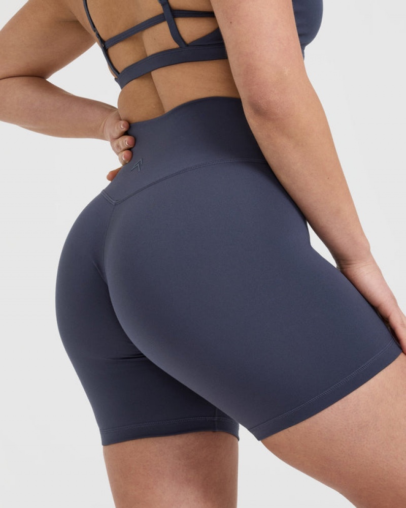 Oner Active Timeless High Waisted Kurze Hose Blau | MDKHBZC-96