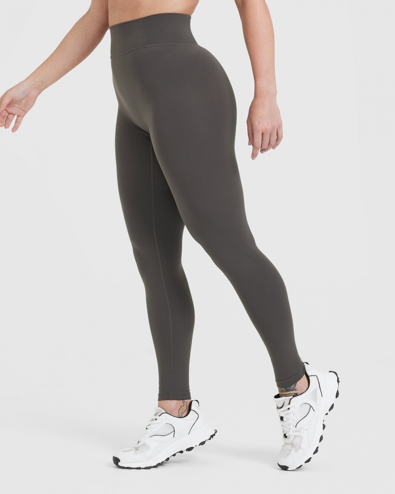 Oner Active Timeless High Waisted Leggings Tiefesgrau Braun | TRLPMDY-18