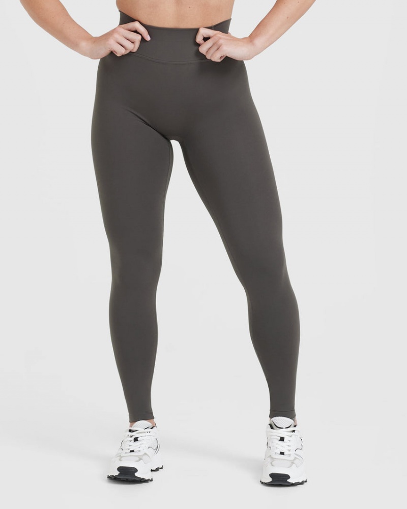 Oner Active Timeless High Waisted Leggings Tiefesgrau Braun | TRLPMDY-18