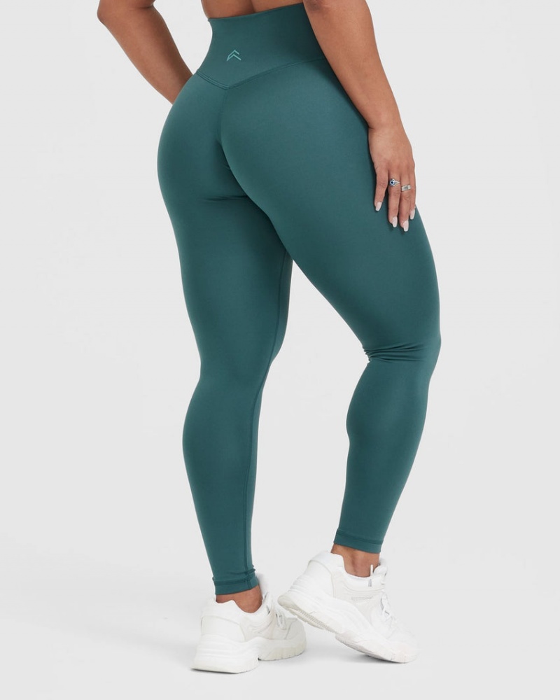 Oner Active Timeless High Waisted Leggings Blau Türkis | TFZVSEL-19