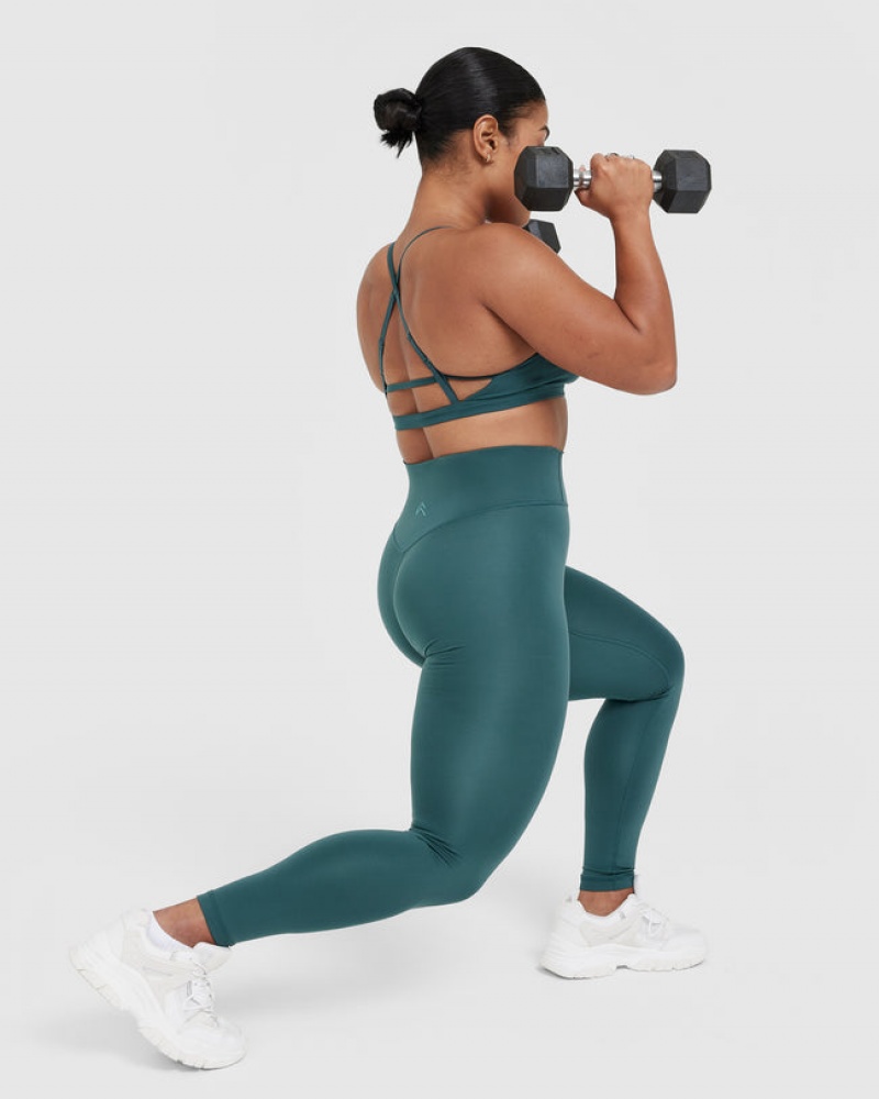 Oner Active Timeless High Waisted Leggings Blau Türkis | TFZVSEL-19