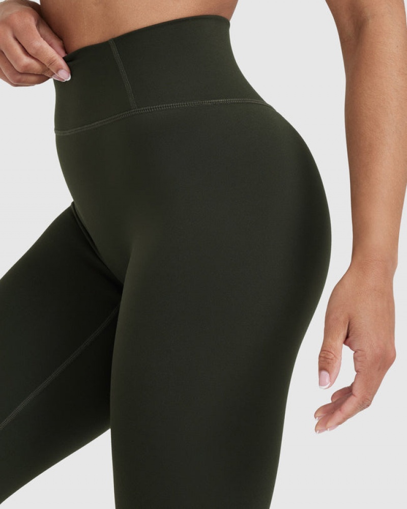 Oner Active Timeless High Waisted Leggings Khaki | DIAZQCS-28