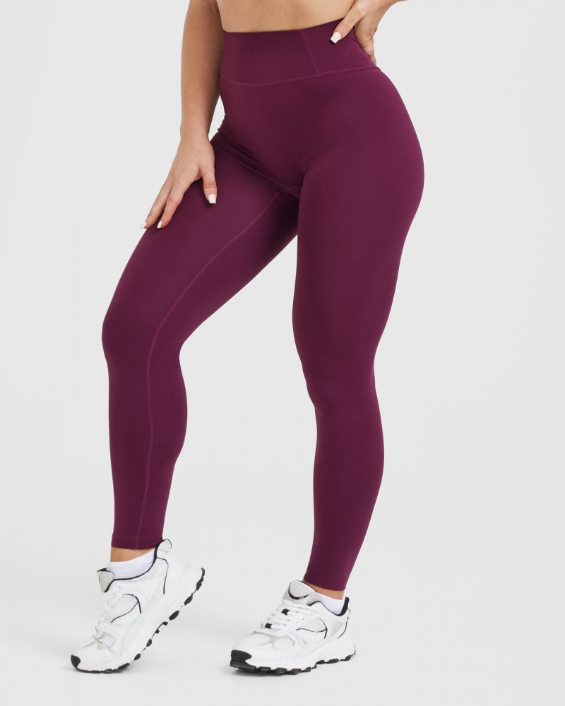 Oner Active Timeless High Waisted Leggings Lila | HYZTLGP-10