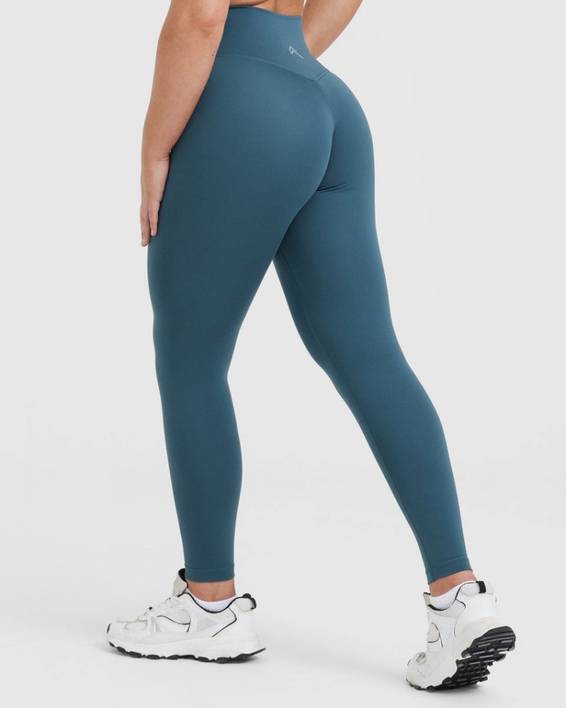 Oner Active Timeless High Waisted Leggings Blau | KGRMTBL-05