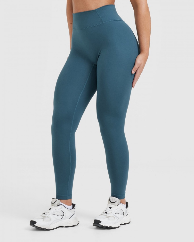 Oner Active Timeless High Waisted Leggings Blau | KGRMTBL-05