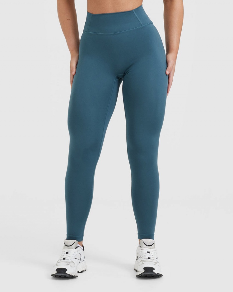 Oner Active Timeless High Waisted Leggings Blau | KGRMTBL-05