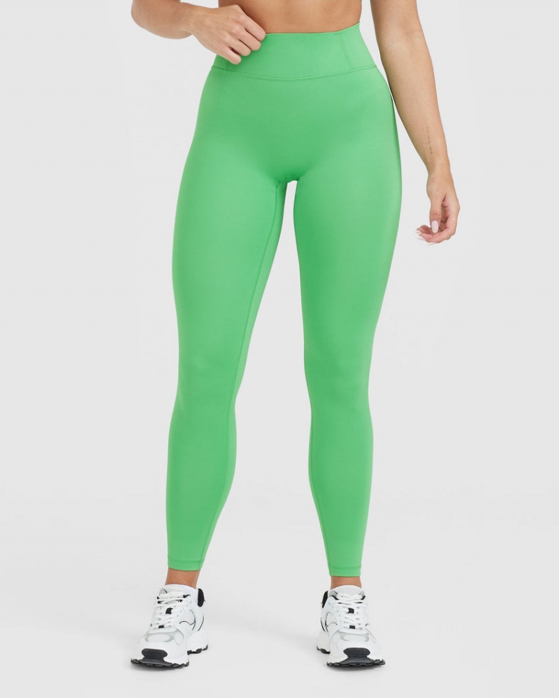 Oner Active Timeless High Waisted Leggings Grün | IOFETHR-42