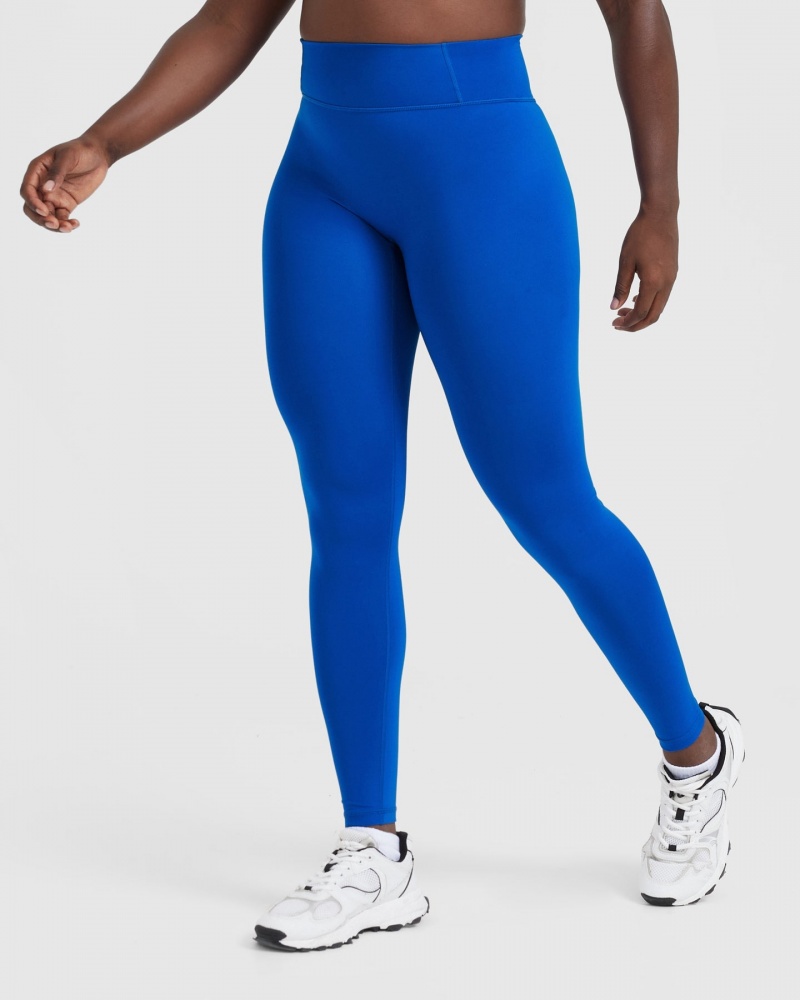 Oner Active Timeless High Waisted Leggings Tiefesblau | SQBEPCA-70