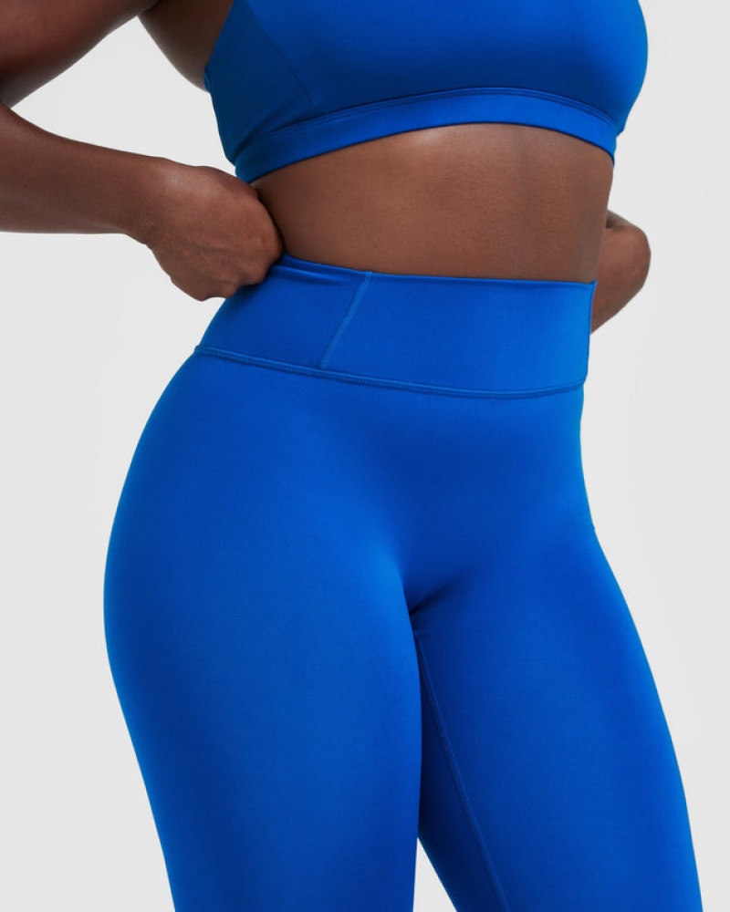 Oner Active Timeless High Waisted Leggings Tiefesblau | SQBEPCA-70