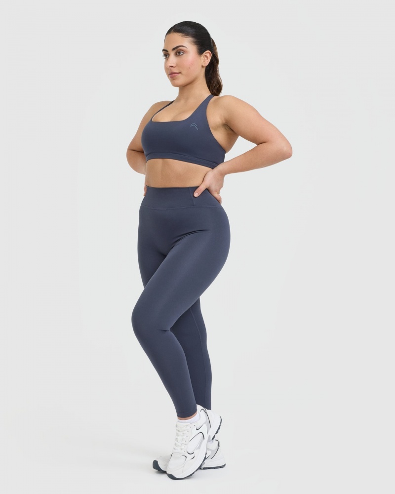 Oner Active Timeless High Waisted Leggings Blau | KQVCDYO-61