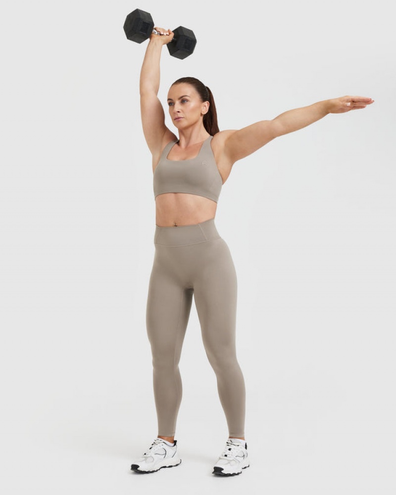 Oner Active Timeless High Waisted Leggings Grau | RTVBKMA-67