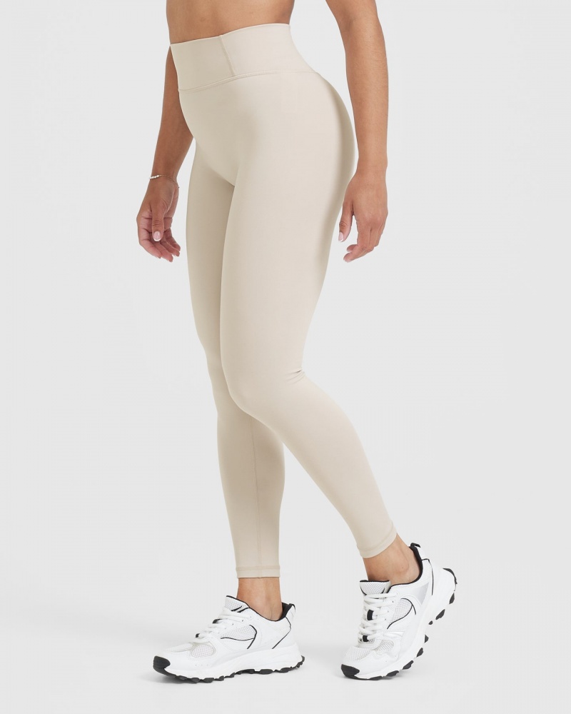 Oner Active Timeless High Waisted Leggings Braun | XCMNQFT-06