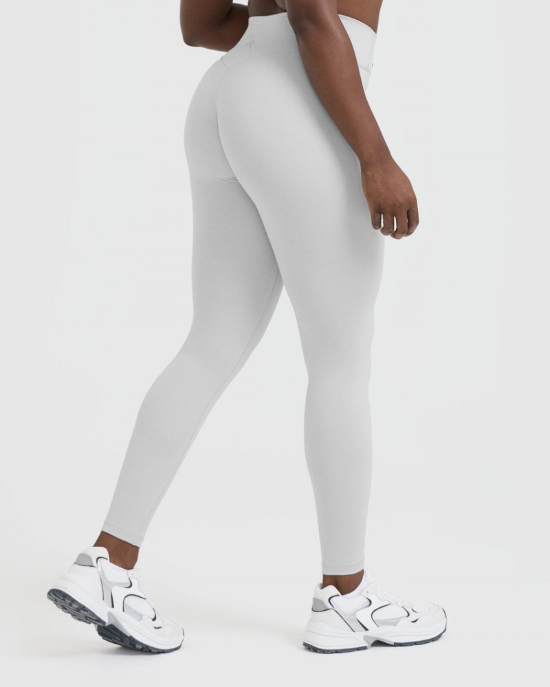 Oner Active Timeless High Waisted Leggings Hellgrau | GZCTUPM-62