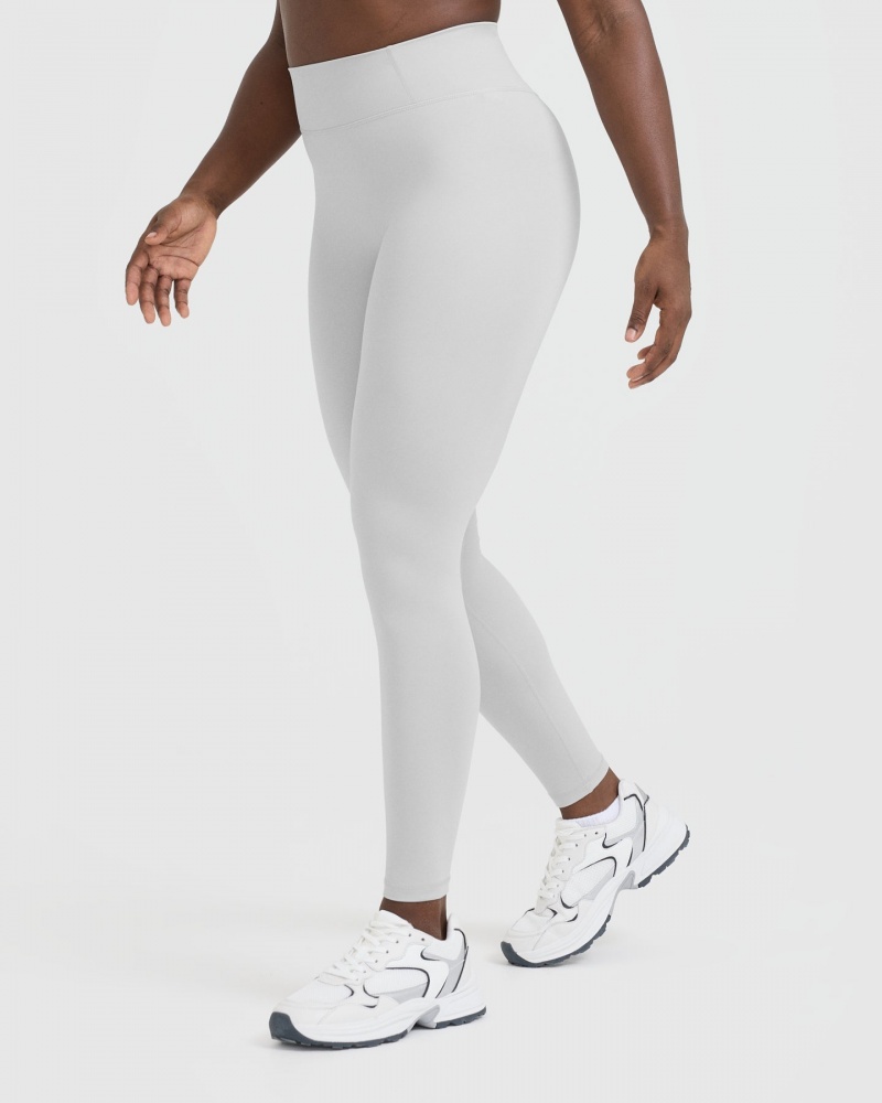 Oner Active Timeless High Waisted Leggings Hellgrau | GZCTUPM-62