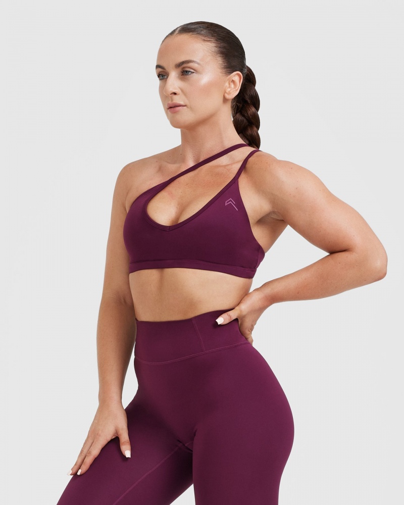 Oner Active Timeless Riemchen Bralette Sports Bras Bordeaux | KWBQFAN-15