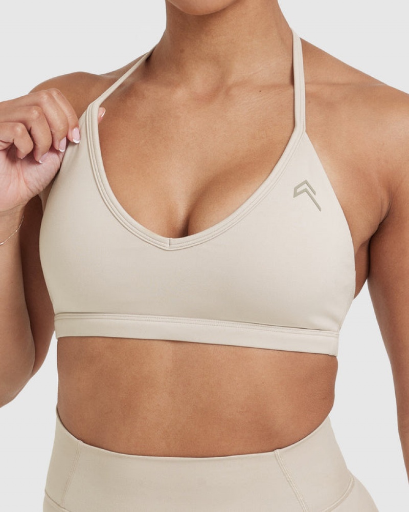 Oner Active Timeless Riemchen Bralette Sports Bras Braun | XKJLNHS-81