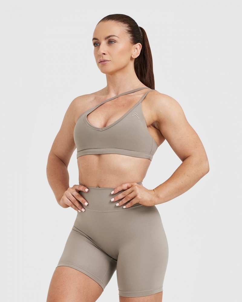 Oner Active Timeless Riemchen Bralette Sports Bras Grau | BZNULMP-49