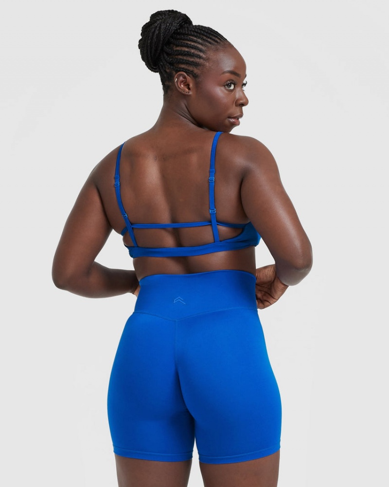 Oner Active Timeless Riemchen Bralette Sports Bras Tiefesblau | REJQNSF-75