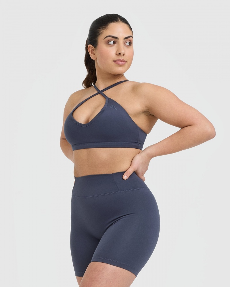 Oner Active Timeless Riemchen Bralette Sports Bras Blau | CNAYDER-27