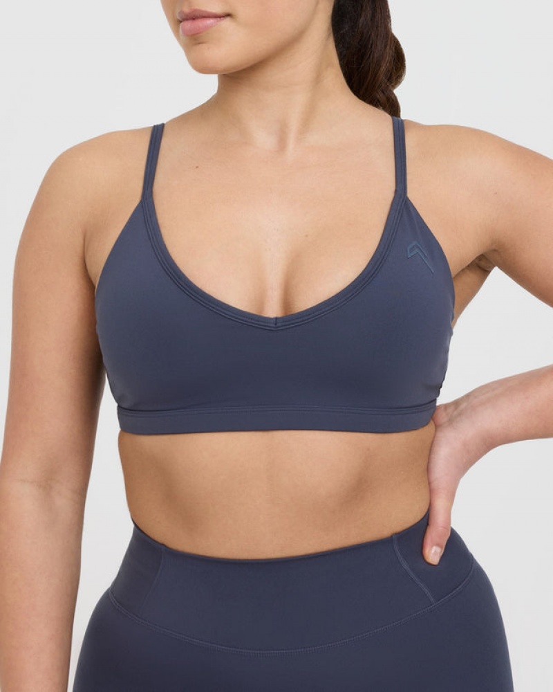 Oner Active Timeless Riemchen Bralette Sports Bras Blau | CNAYDER-27