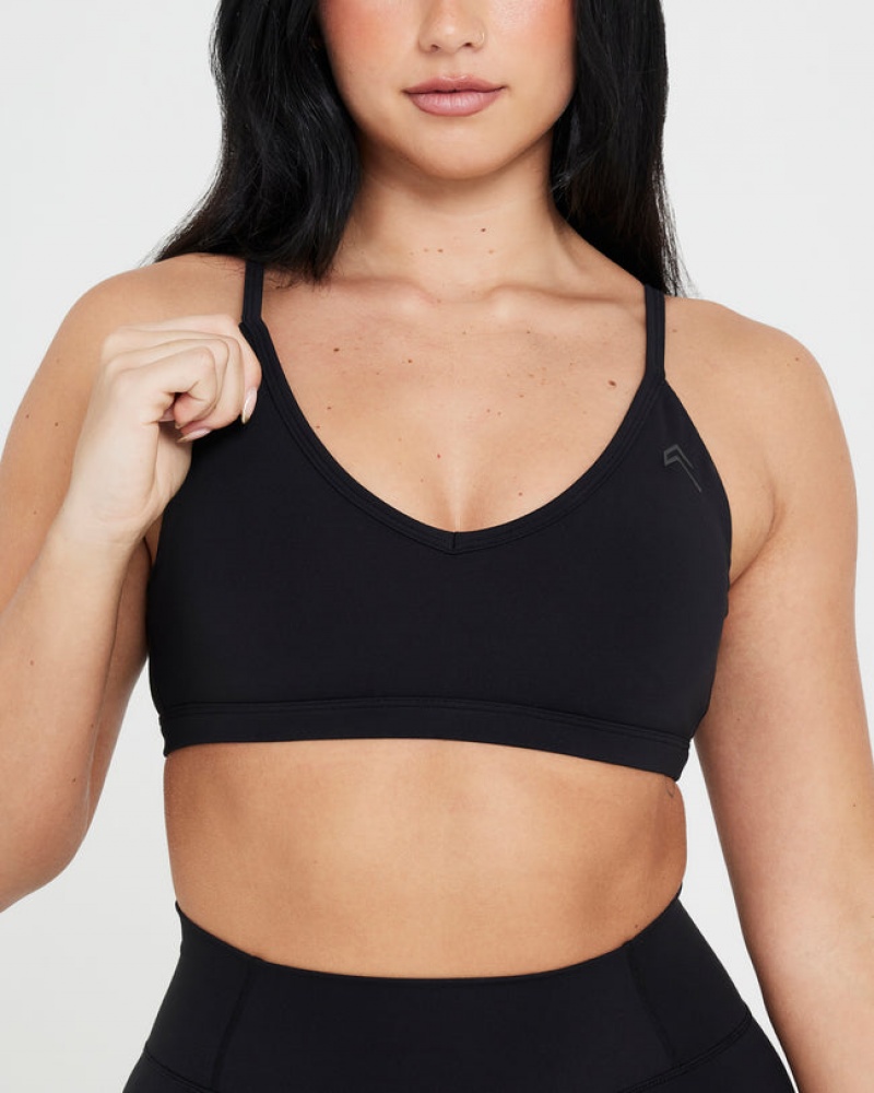 Oner Active Timeless Riemchen Bralette Sports Bras Schwarz | JBKWMIA-75