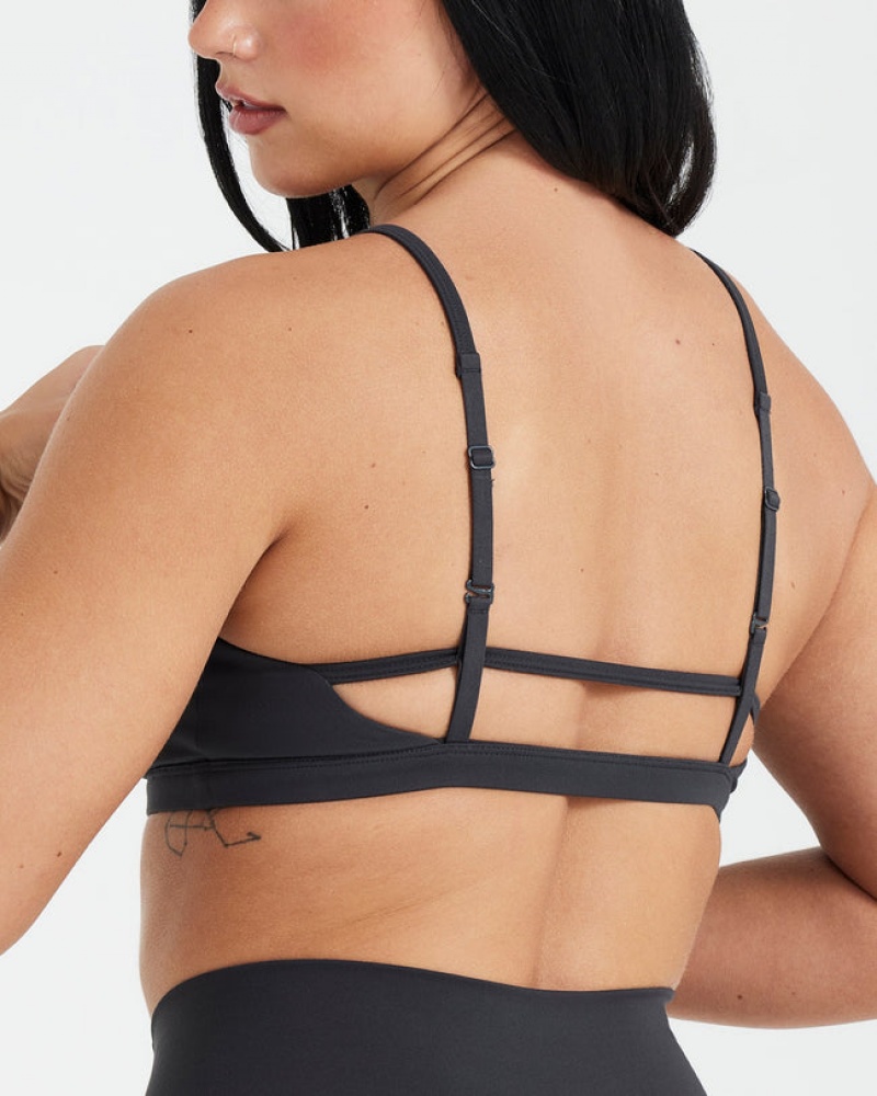 Oner Active Timeless Riemchen Bralette Sports Bras Schwarz | SNOMWTZ-24