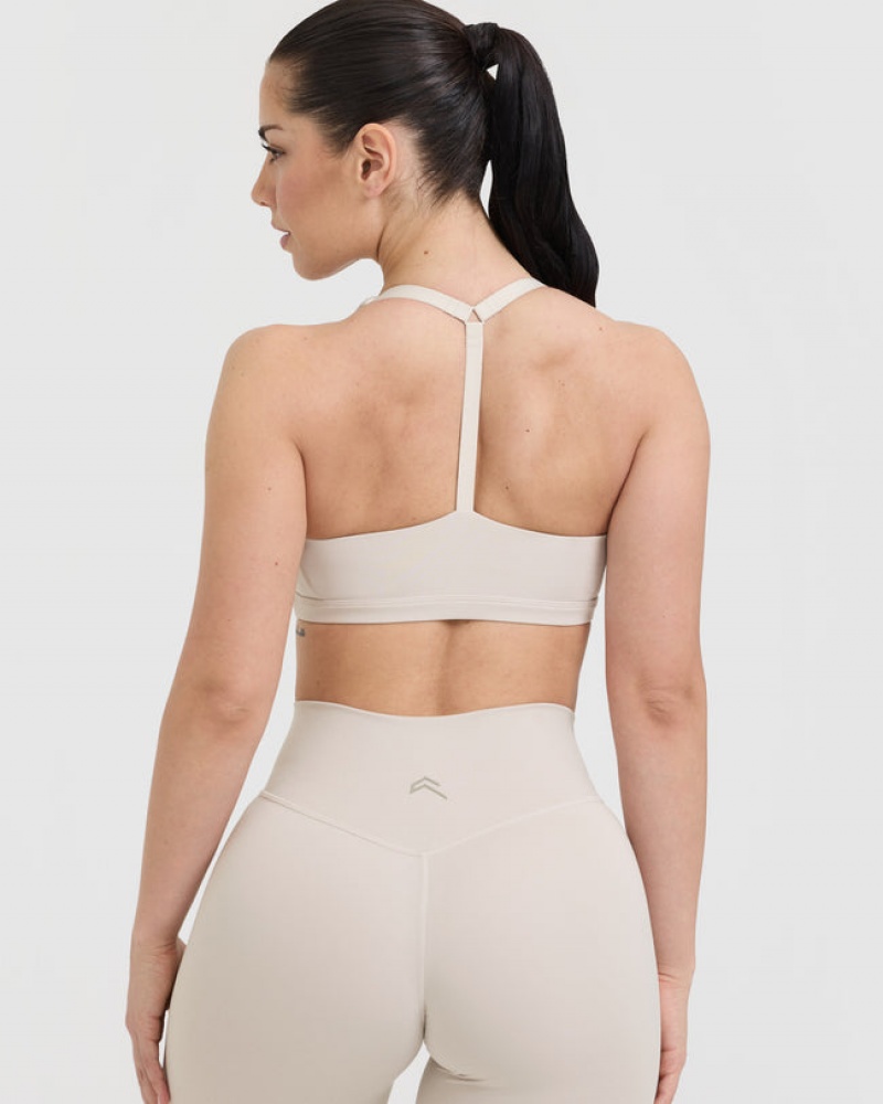 Oner Active Timeless Square Neck Sports Bras Braun | ZDQBWSY-85