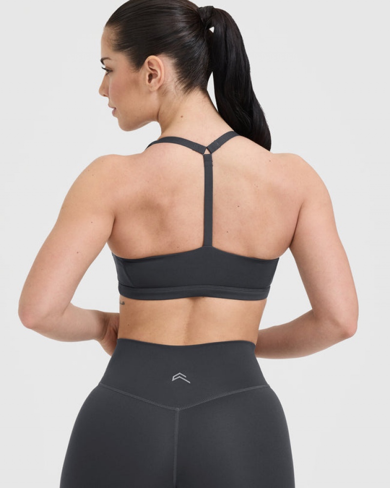 Oner Active Timeless Square Neck Sports Bras Schwarz | UWLZRXG-40