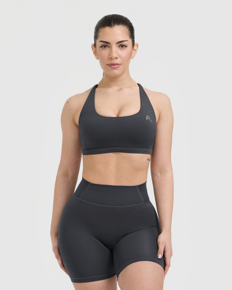 Oner Active Timeless Square Neck Sports Bras Schwarz | UWLZRXG-40