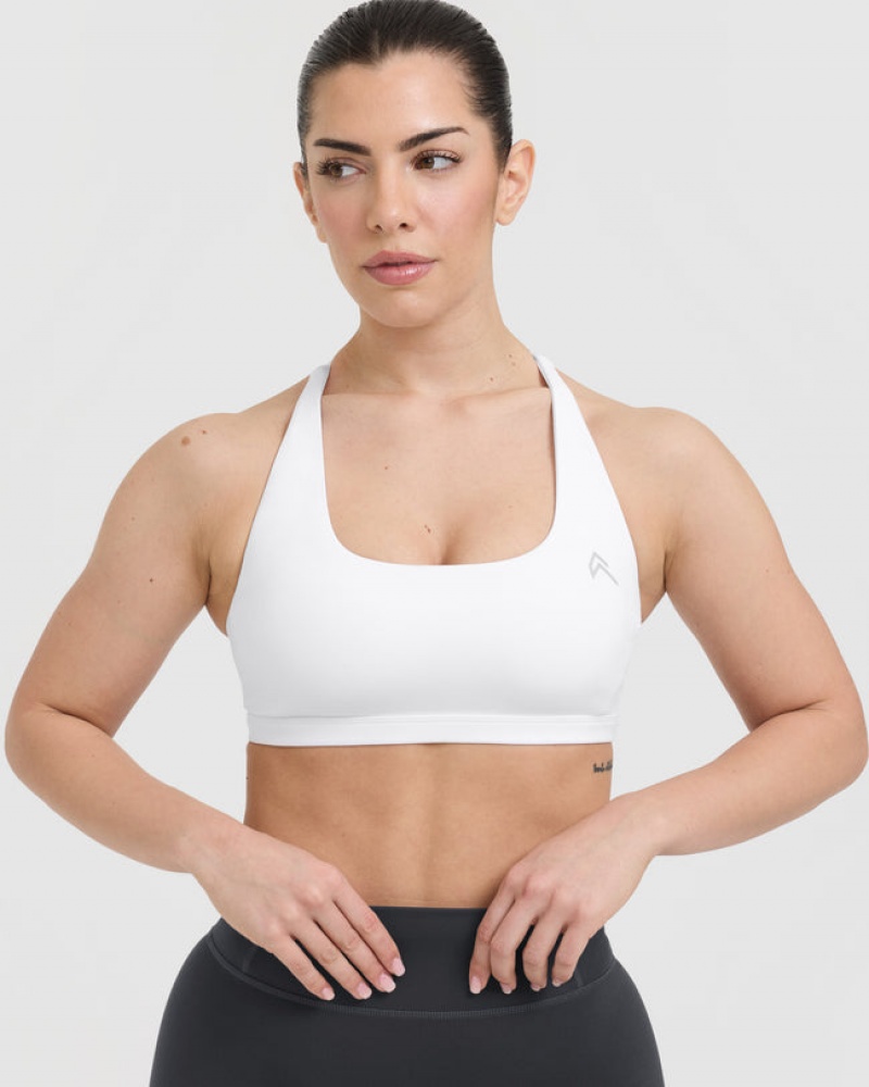 Oner Active Timeless Square Neck Sports Bras Weiß | UWRBTKL-85