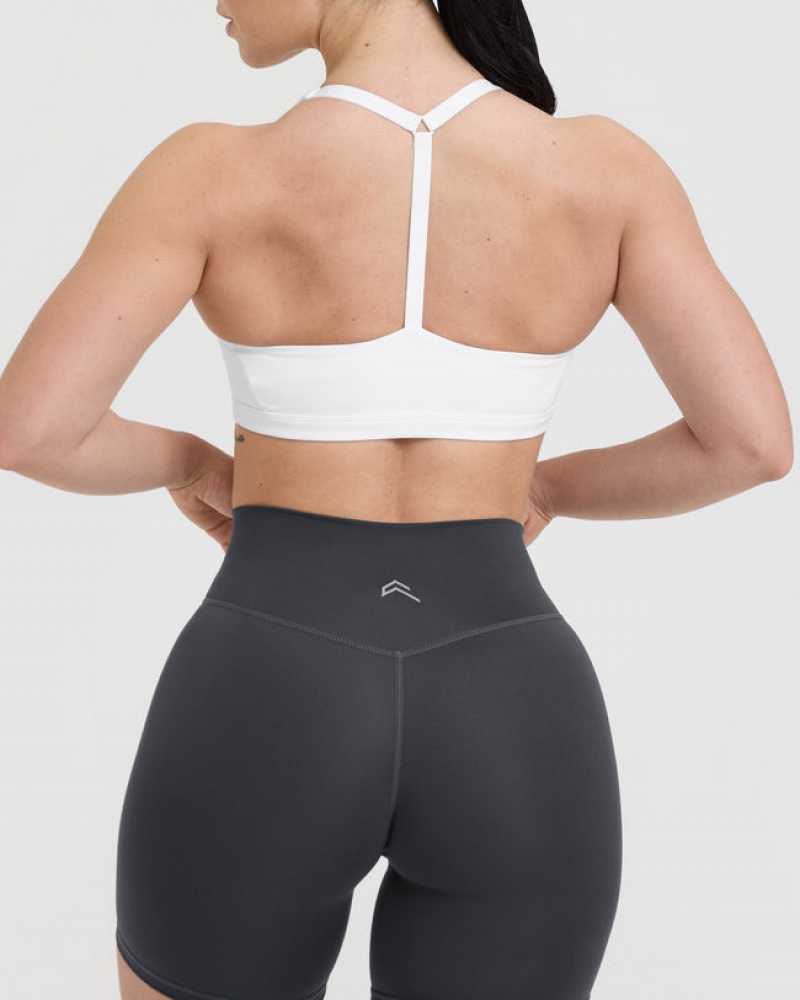 Oner Active Timeless Square Neck Sports Bras Weiß | UWRBTKL-85