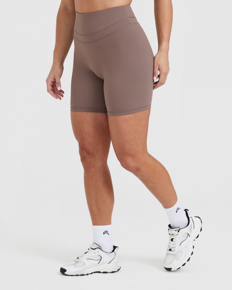 Oner Active Unified High Waisted Kurze Hose Braun | ZCOEJMT-80