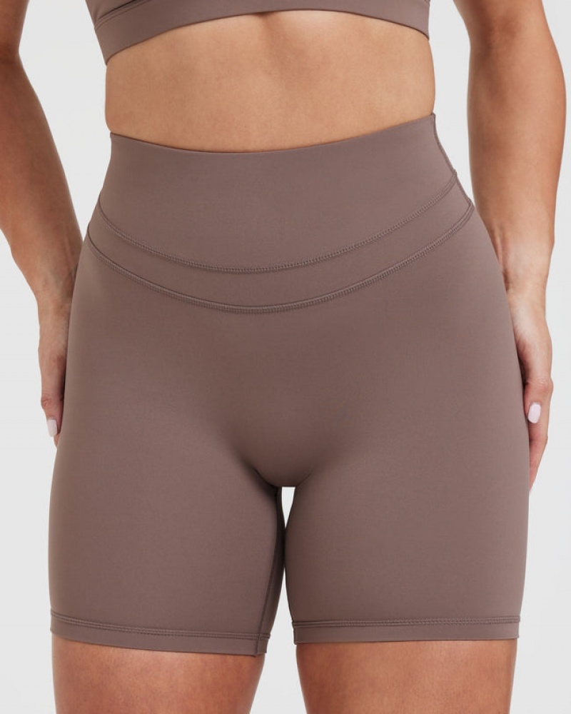 Oner Active Unified High Waisted Kurze Hose Braun | ZCOEJMT-80