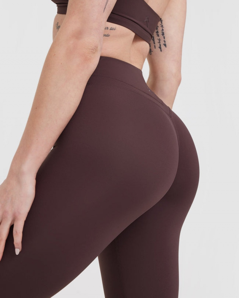 Oner Active Unified High Waisted Leggings Lila Braun | MVZYSJX-40