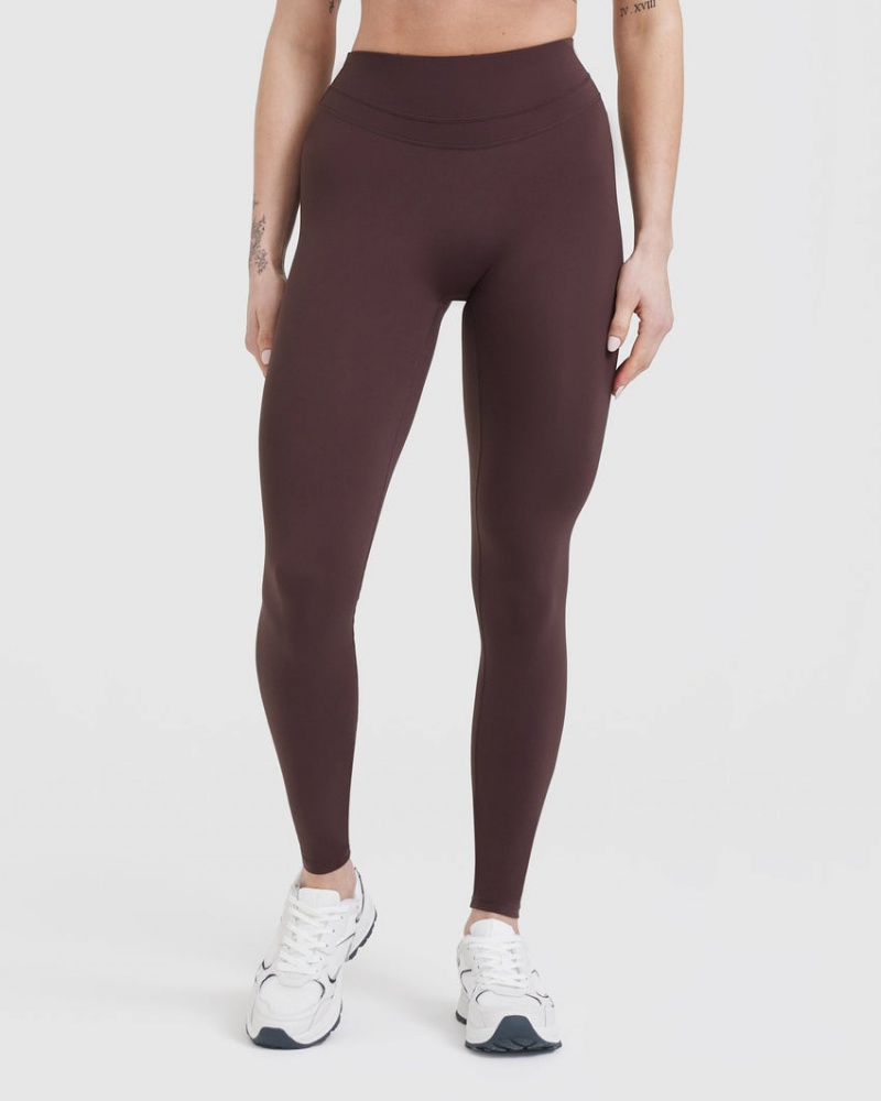 Oner Active Unified High Waisted Leggings Lila Braun | MVZYSJX-40