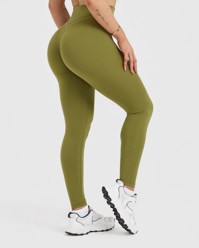 Oner Active Unified High Waisted Leggings Olivgrün Grün | JFCKTZB-95