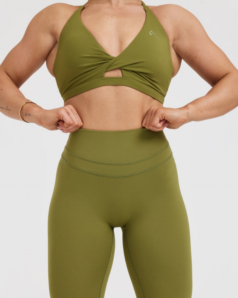 Oner Active Unified High Waisted Leggings Olivgrün Grün | JFCKTZB-95