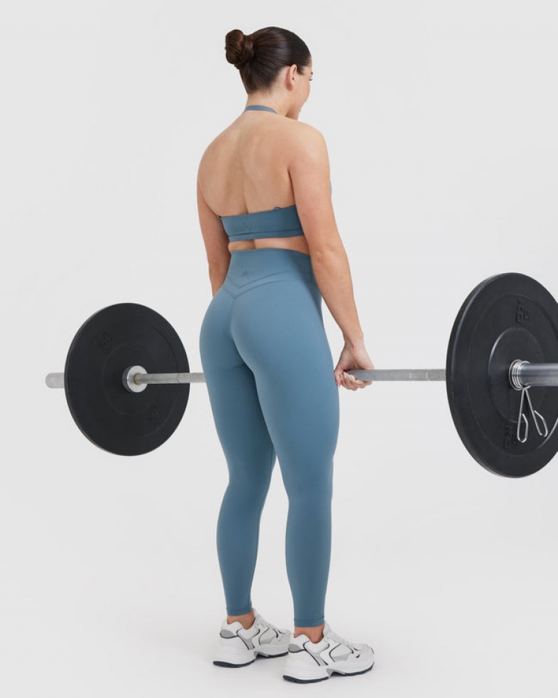 Oner Active Unified High Waisted Leggings Blau | WABMOKF-68