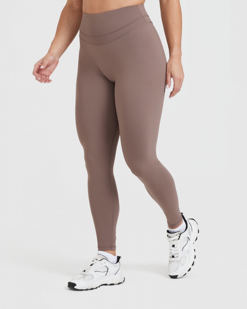 Oner Active Unified High Waisted Leggings Braun | FSYUVOG-19