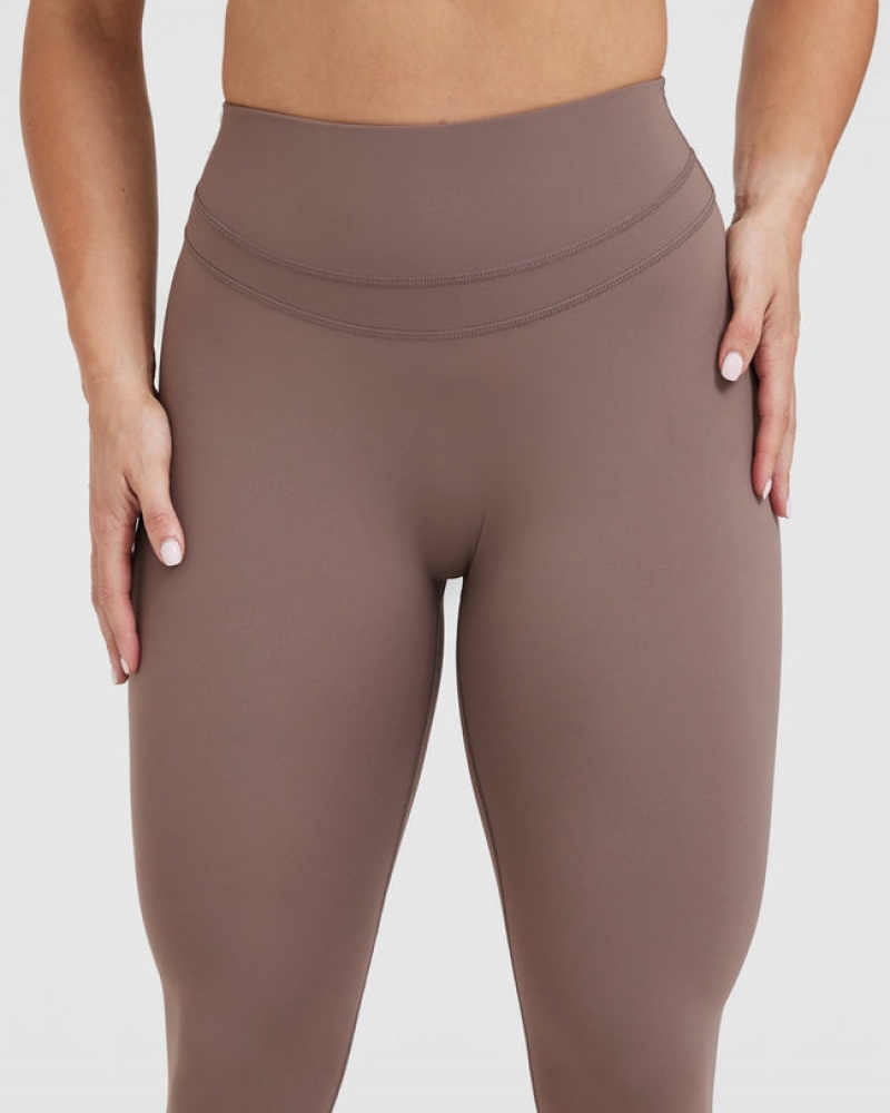 Oner Active Unified High Waisted Leggings Braun | FSYUVOG-19