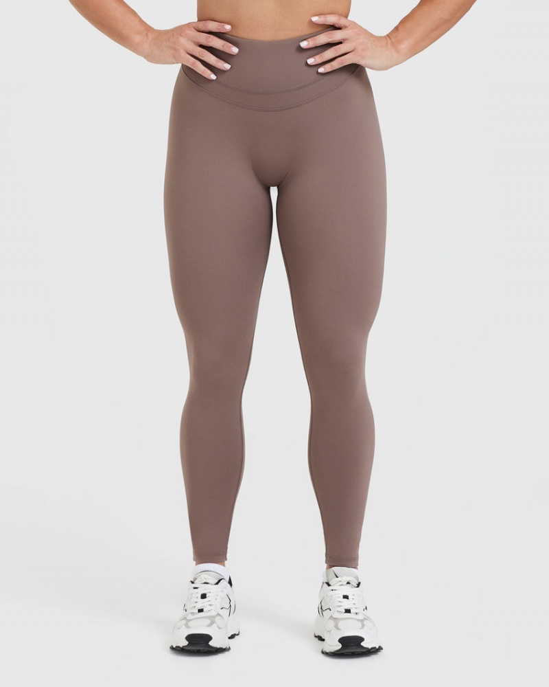 Oner Active Unified High Waisted Leggings Braun | FSYUVOG-19