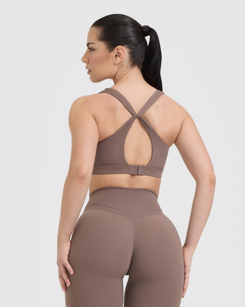 Oner Active Unified Layered Sports Bras Braun | MEJNAFI-64