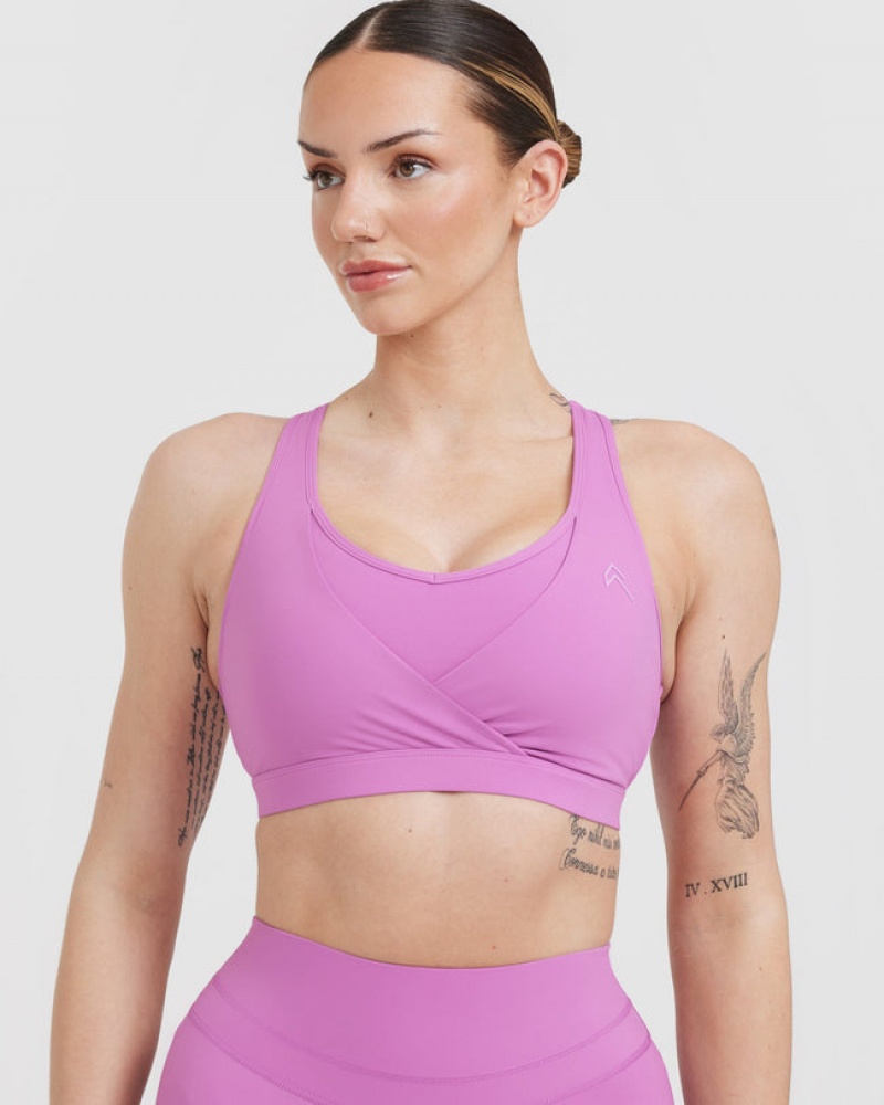 Oner Active Unified Layered Sports Bras Lila | MKVNBYH-23