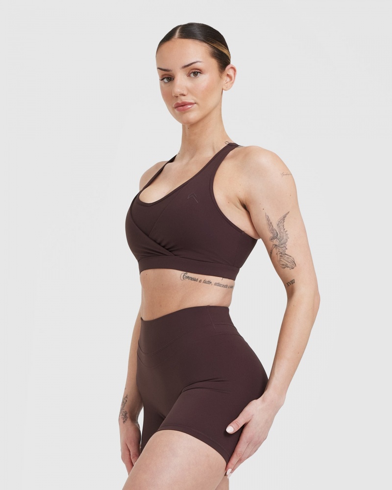 Oner Active Unified Layered Sports Bras Lila Braun | VUFMCAD-23