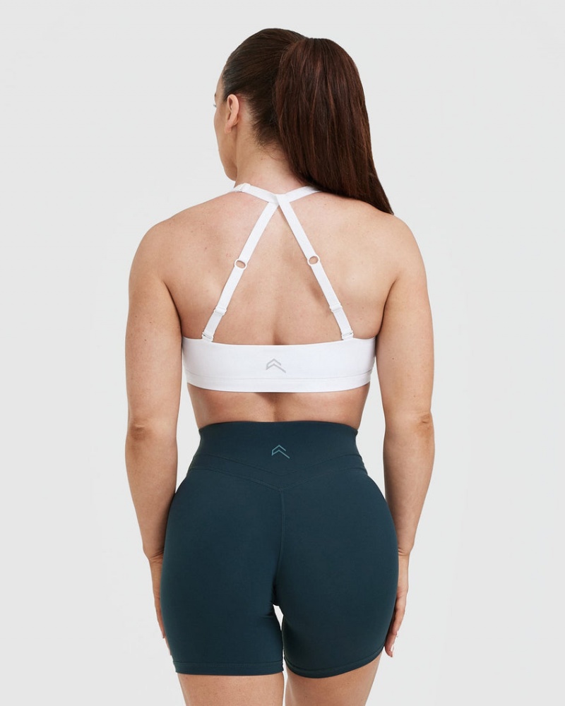 Oner Active Unified Twist Sports Bras Weiß | XQHLCEI-04