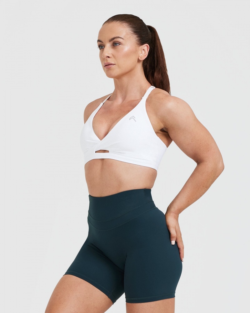 Oner Active Unified Twist Sports Bras Weiß | XQHLCEI-04