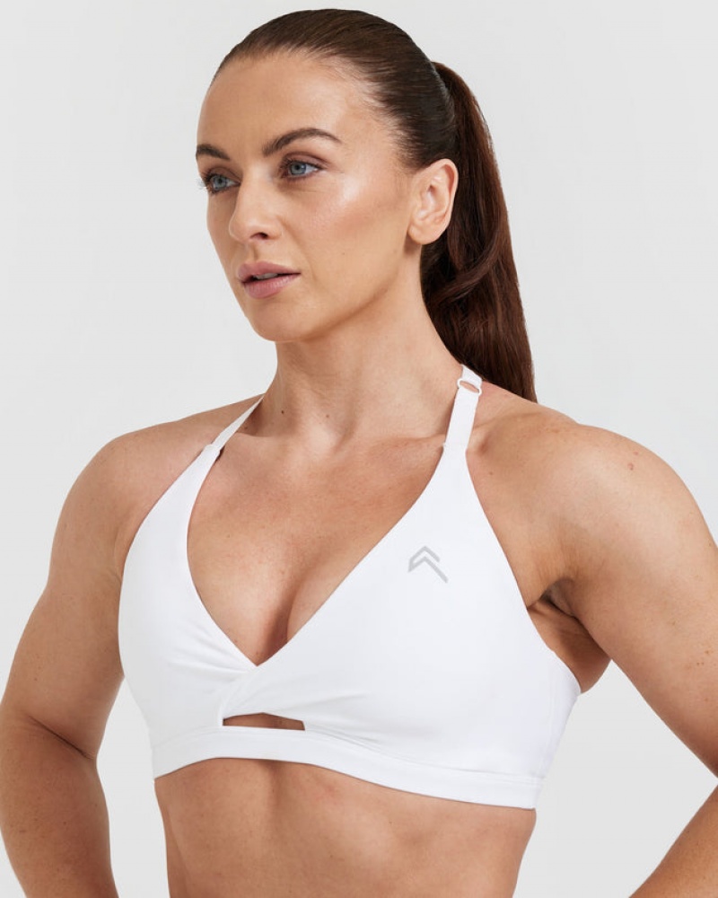 Oner Active Unified Twist Sports Bras Weiß | XQHLCEI-04