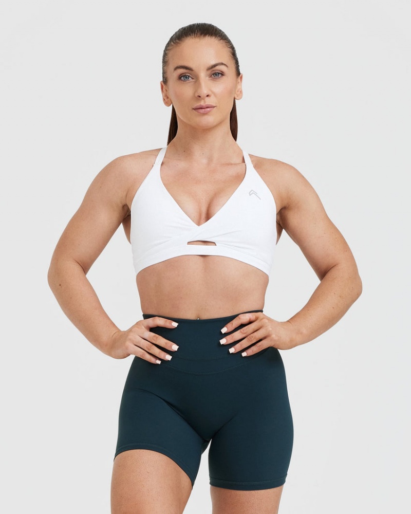 Oner Active Unified Twist Sports Bras Weiß | XQHLCEI-04